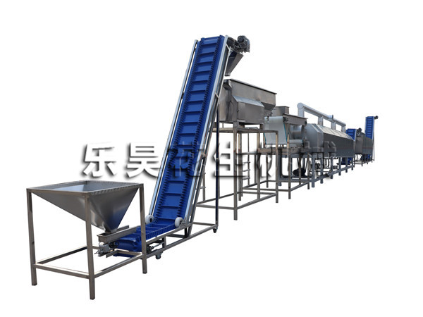 芝麻烘烤冷卻生產線